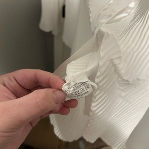 Vintage Accordion Pleat Top